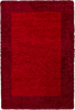 Bordered Rug Red 
