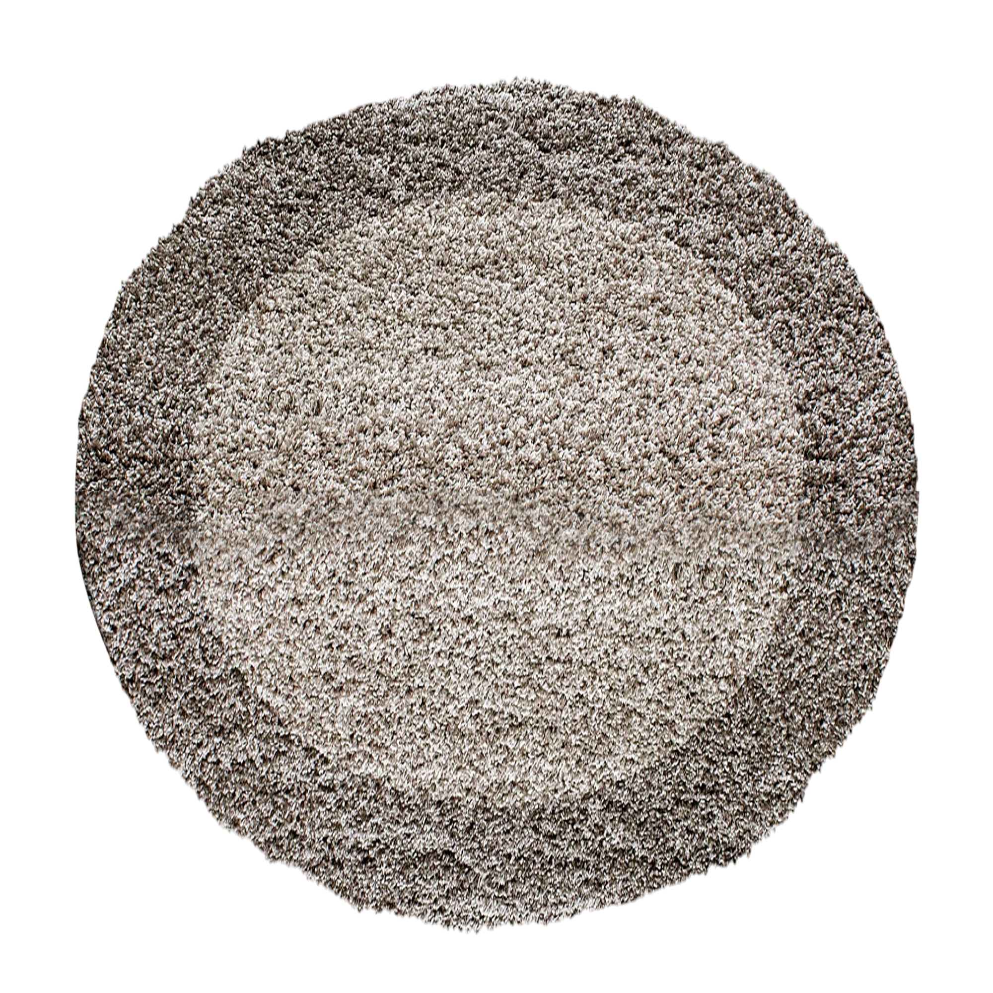 Moderner Eleganter Teppich mit Bordüre | Taupe