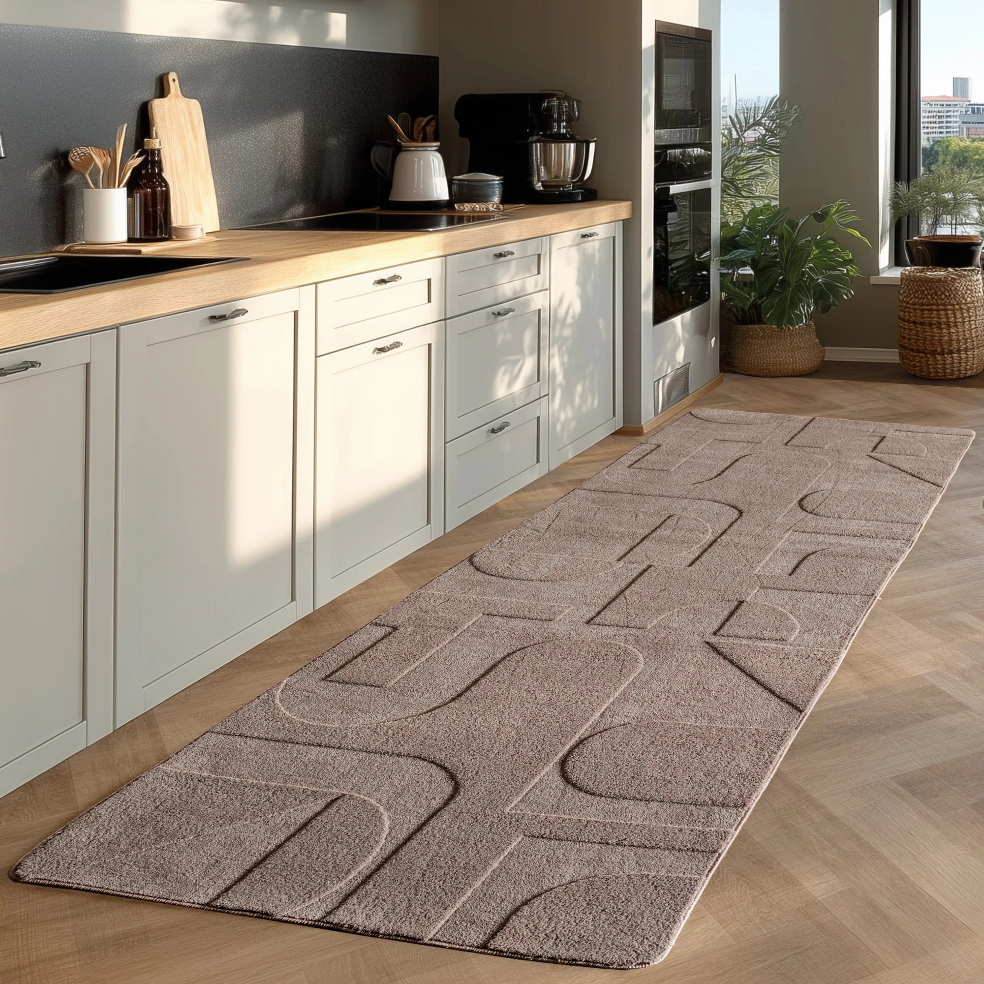 Scandinavian Stylish Neutral Area Rug