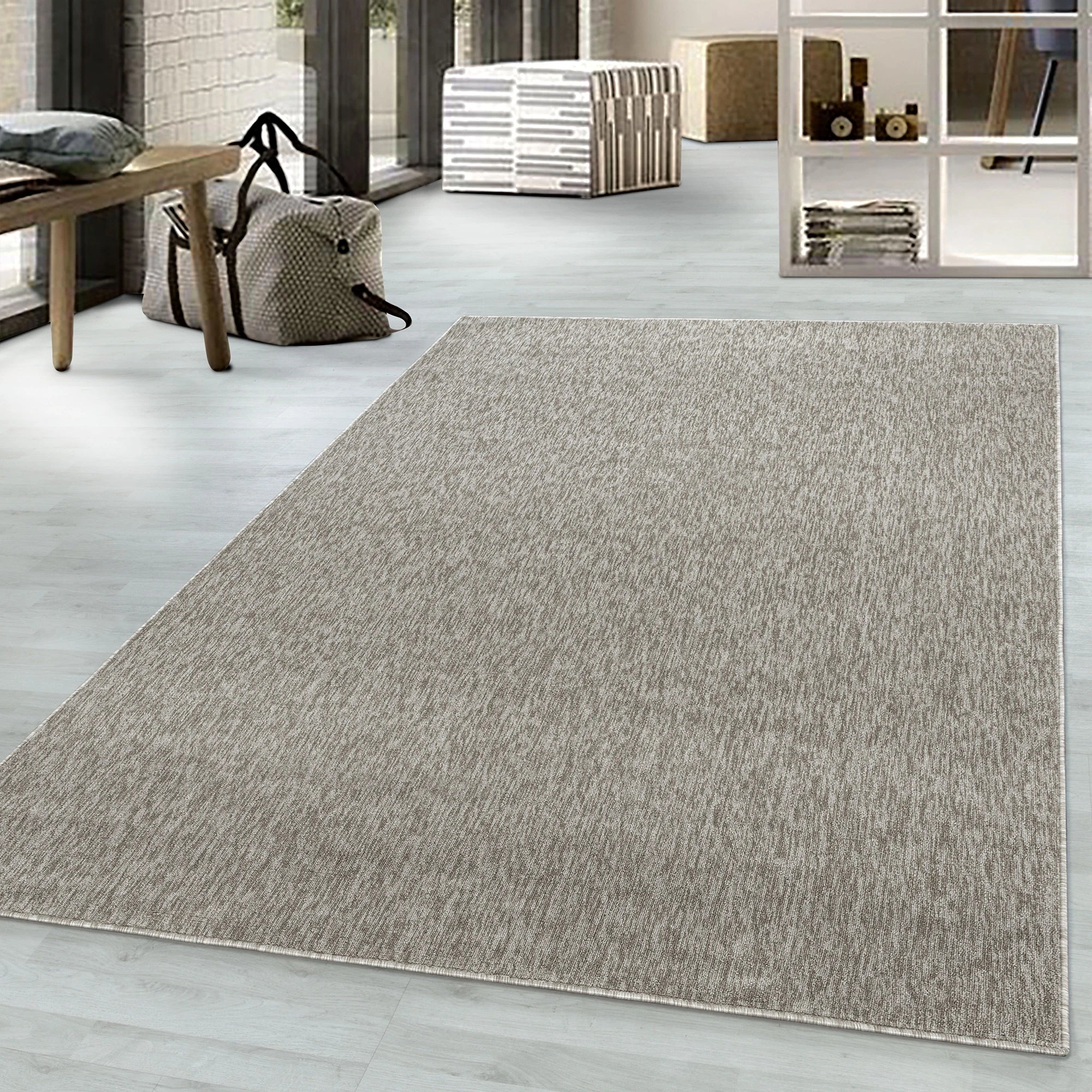 Clean Color Cozy Floor Rug