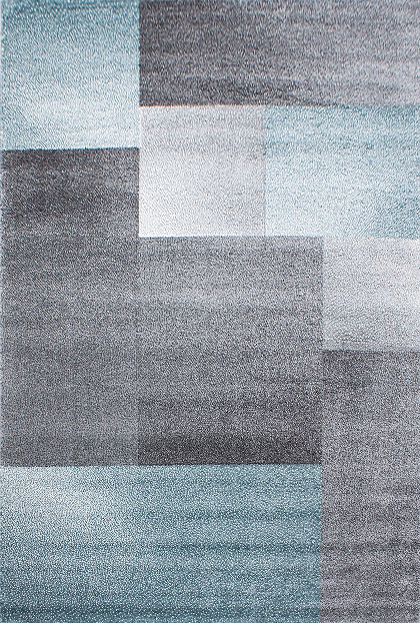 Plaid Rug Blue
