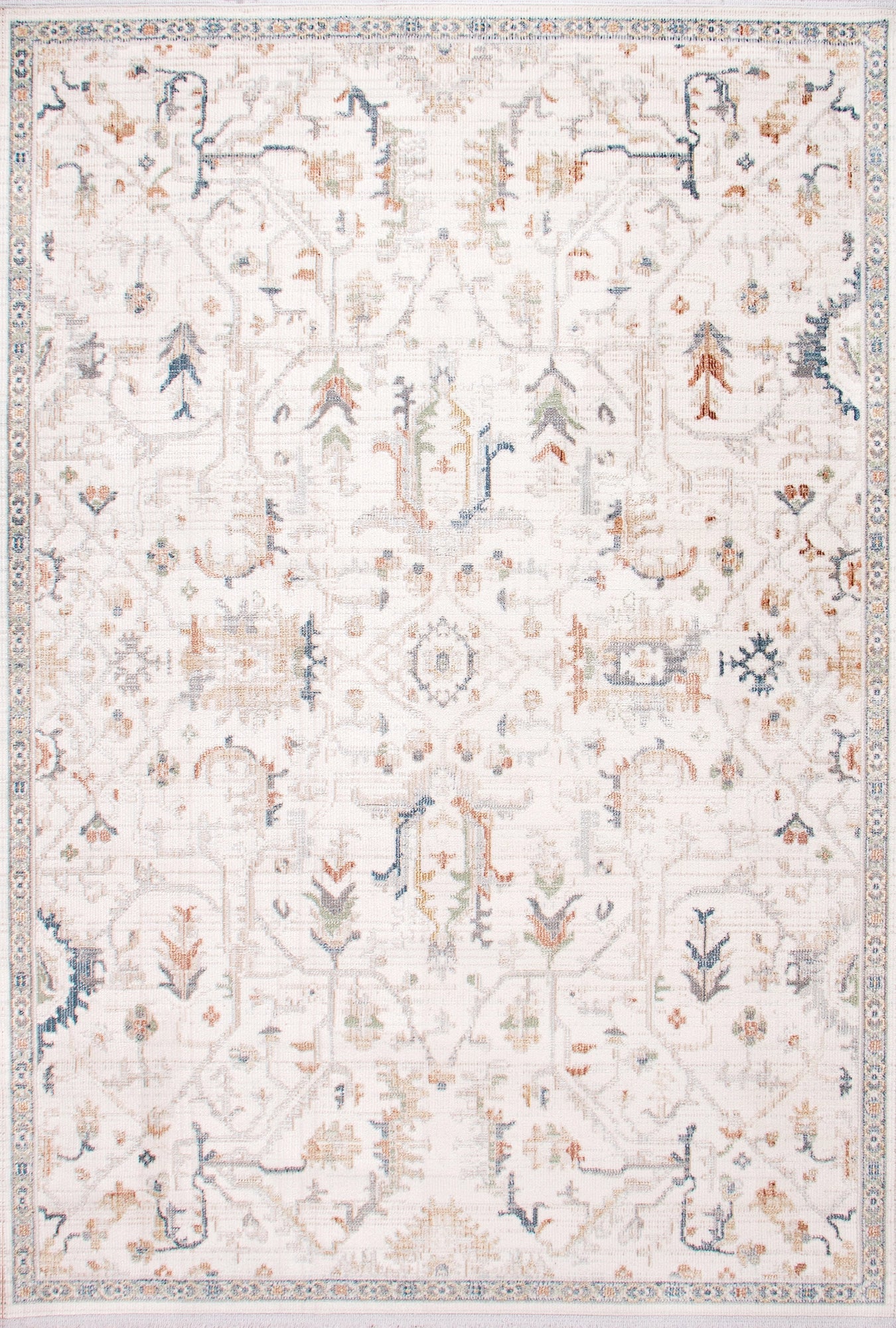 Pastel Bloom Vintage Garden Rug
