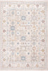 Elfenbeinfarbener Harmony Vintage Medaillon Teppich 