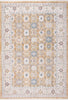Goldener Mosaik-Medaillon-Vintage-Teppich 
