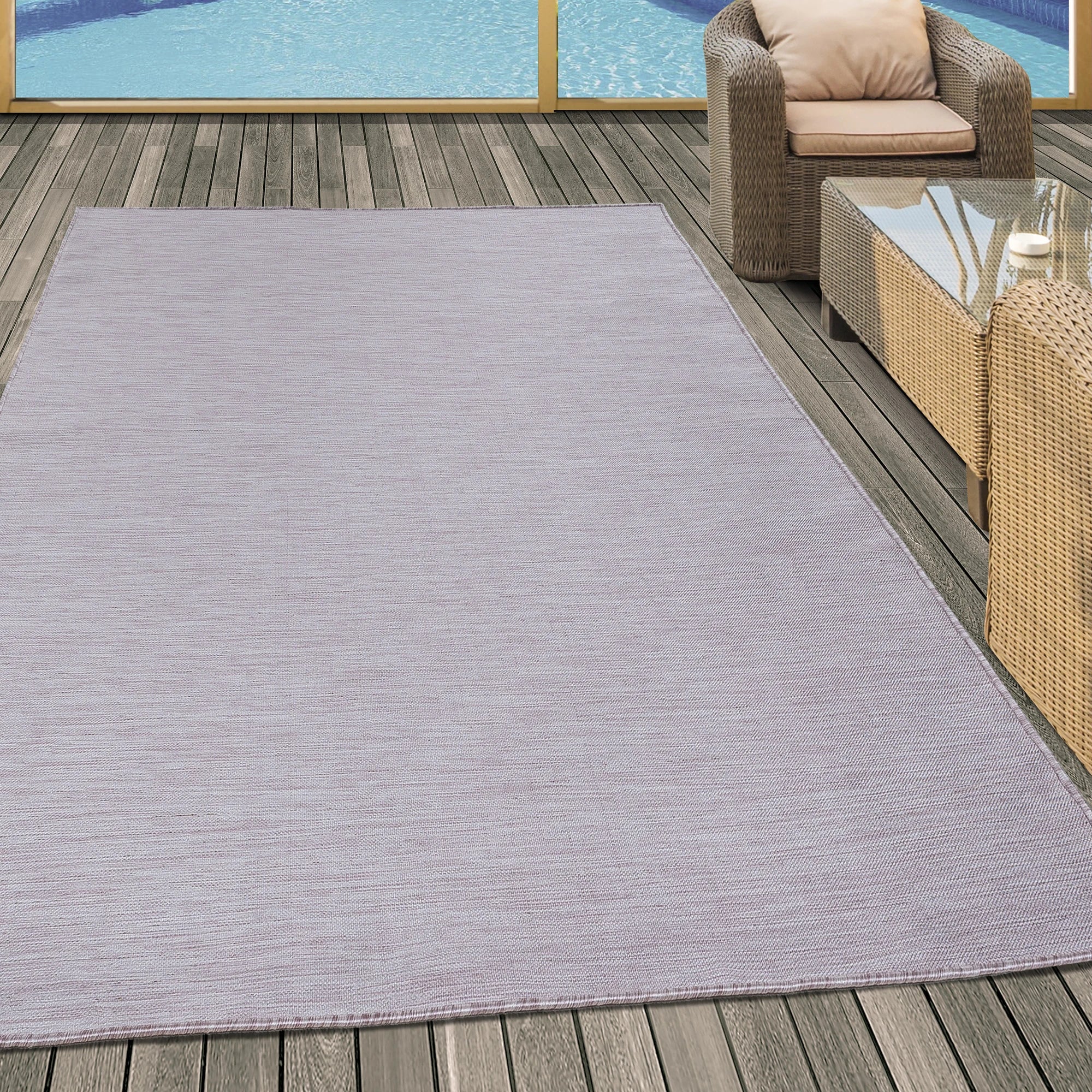 Plain Color Clean Chic Rug