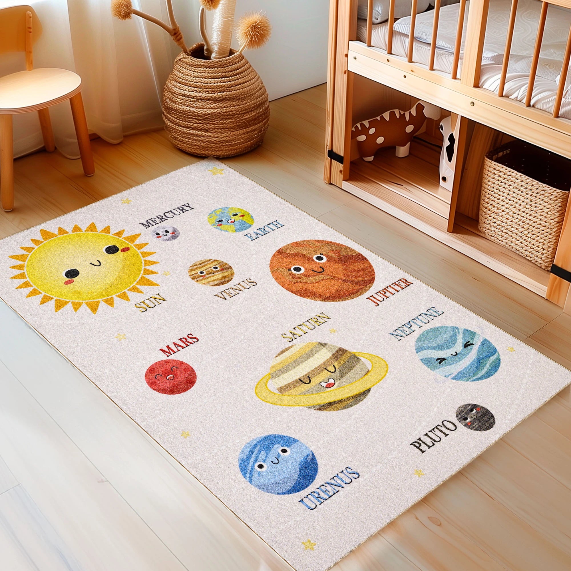Planets Rug Beige