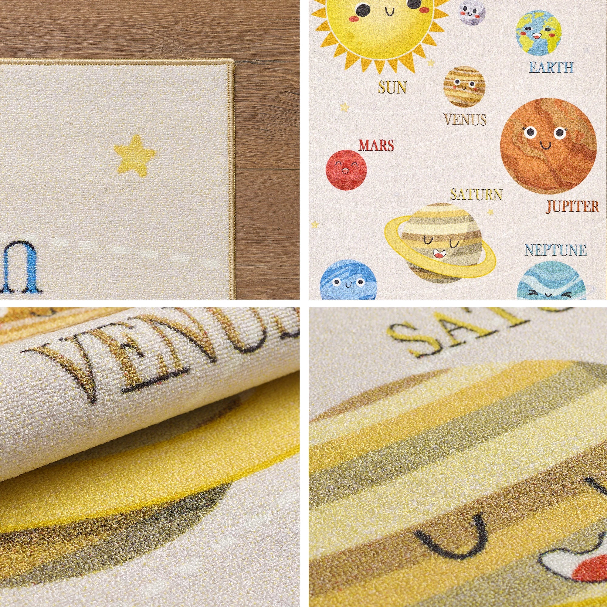 Planets Rug Beige
