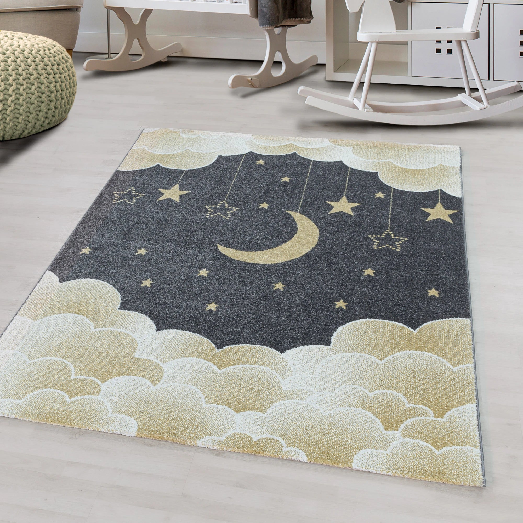 Moon And Stars Refined Rug