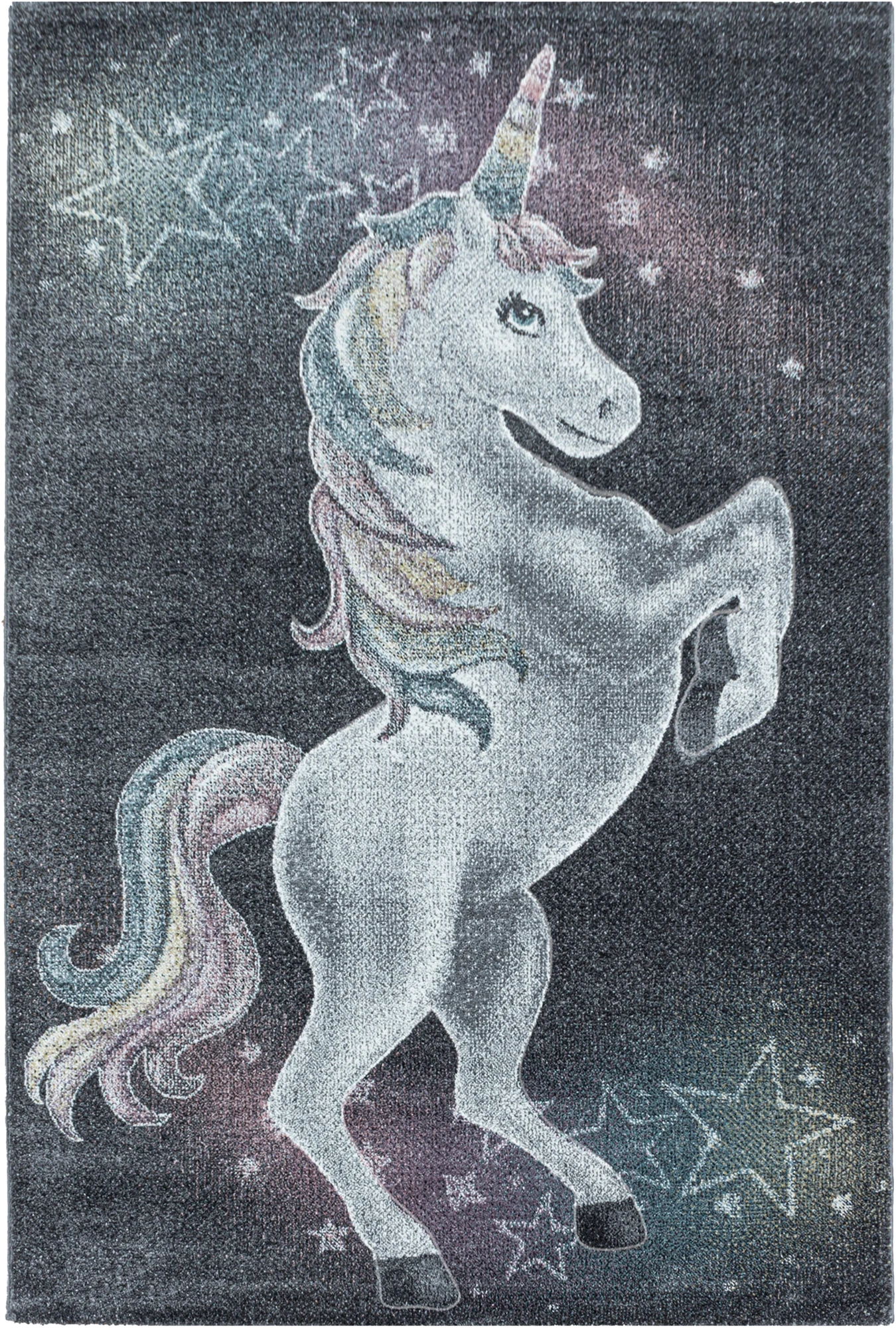 Unicorn Rug Gray