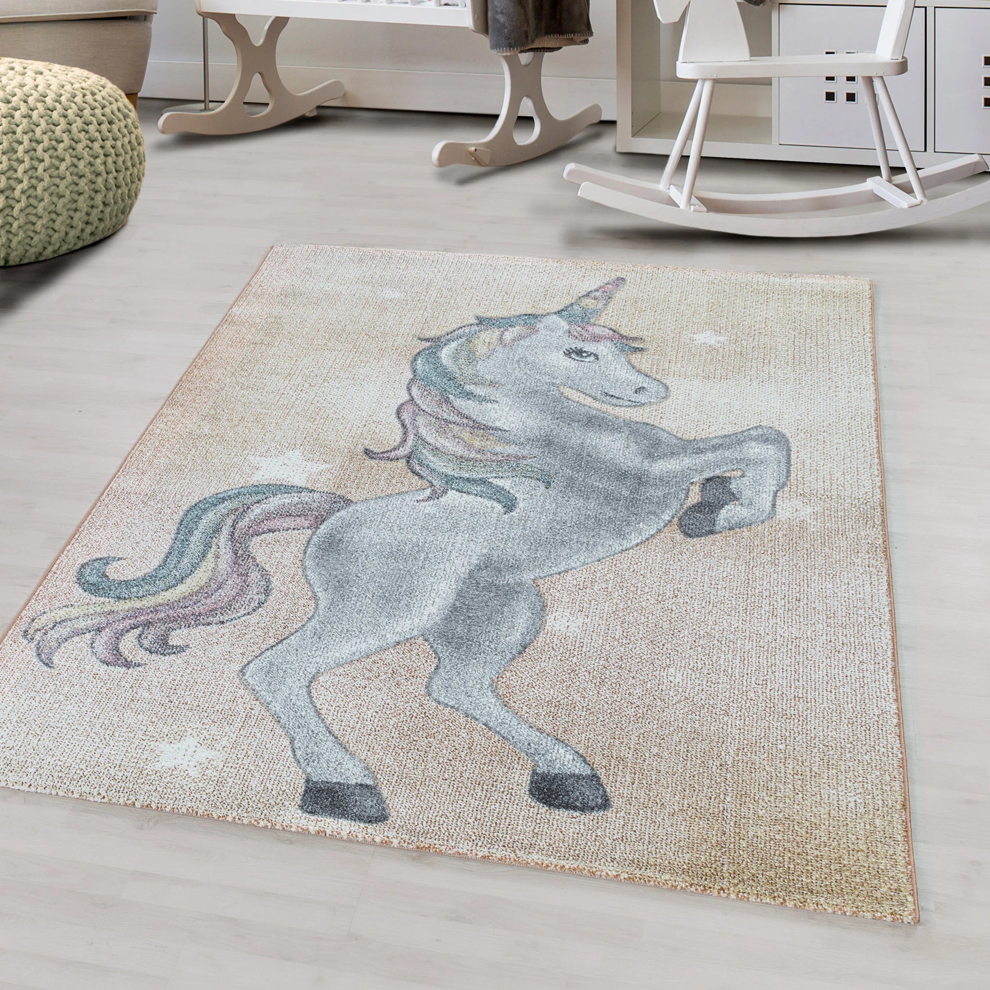 Einhorn Stilvoller Teppich Modern