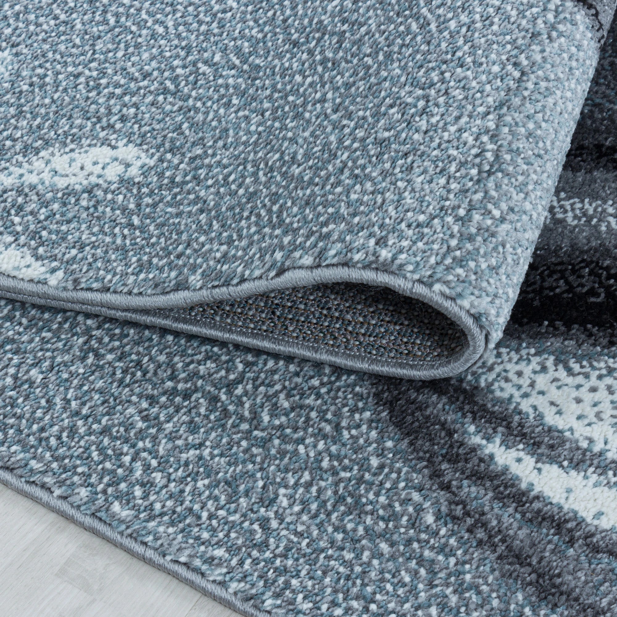 Kaninchenteppich Blau