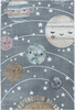 Planeten und Weltraumteppich 