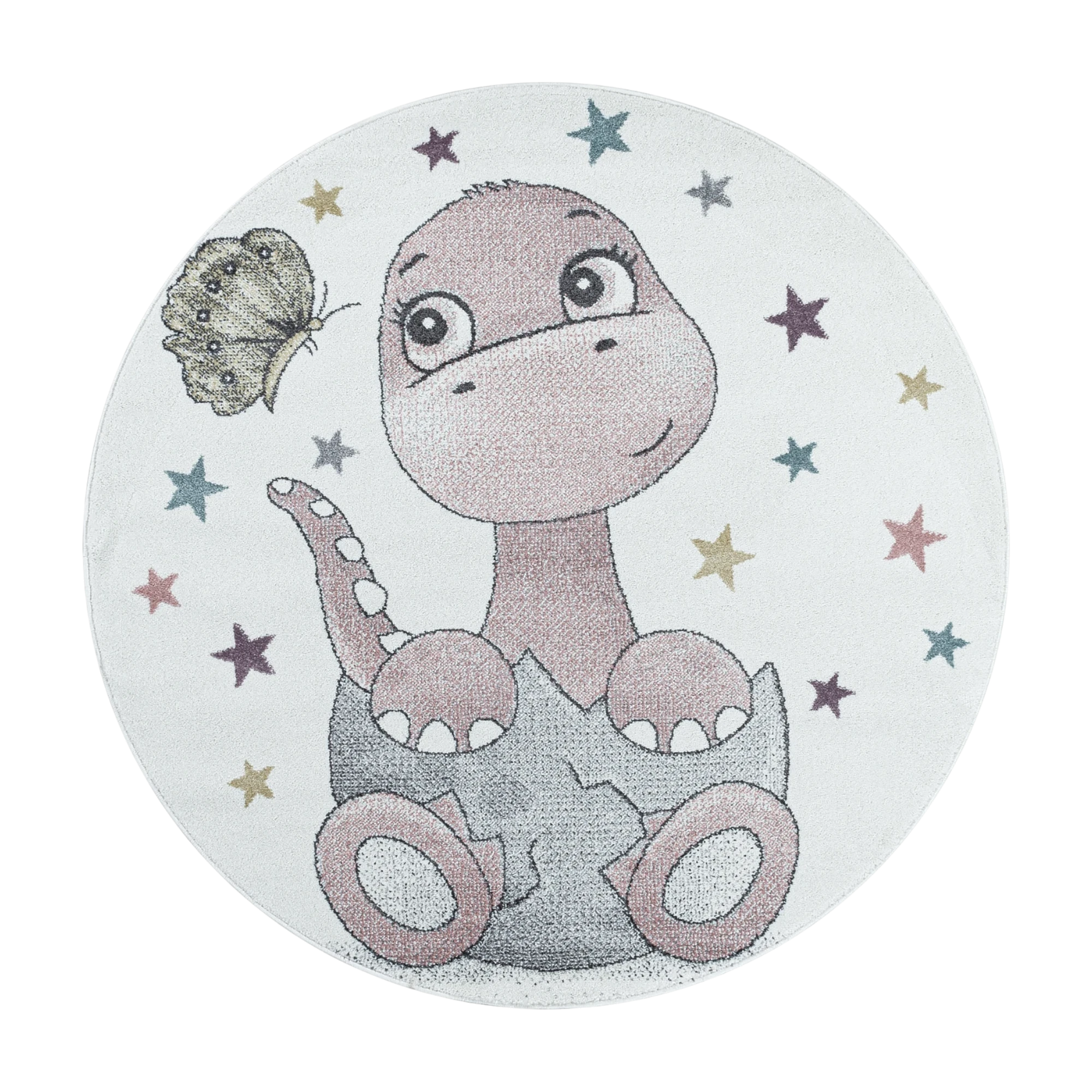 Dinosaur Rug Pink