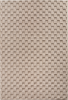 Moderner Teppich mit erhabenem Quadratmuster | Beige 