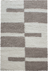 Checkered Checkerboard Rug Beige 