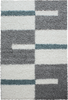 Checkered Plaid Rug Turquoise 