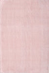 Solid Color Chic Floor Rug Pink