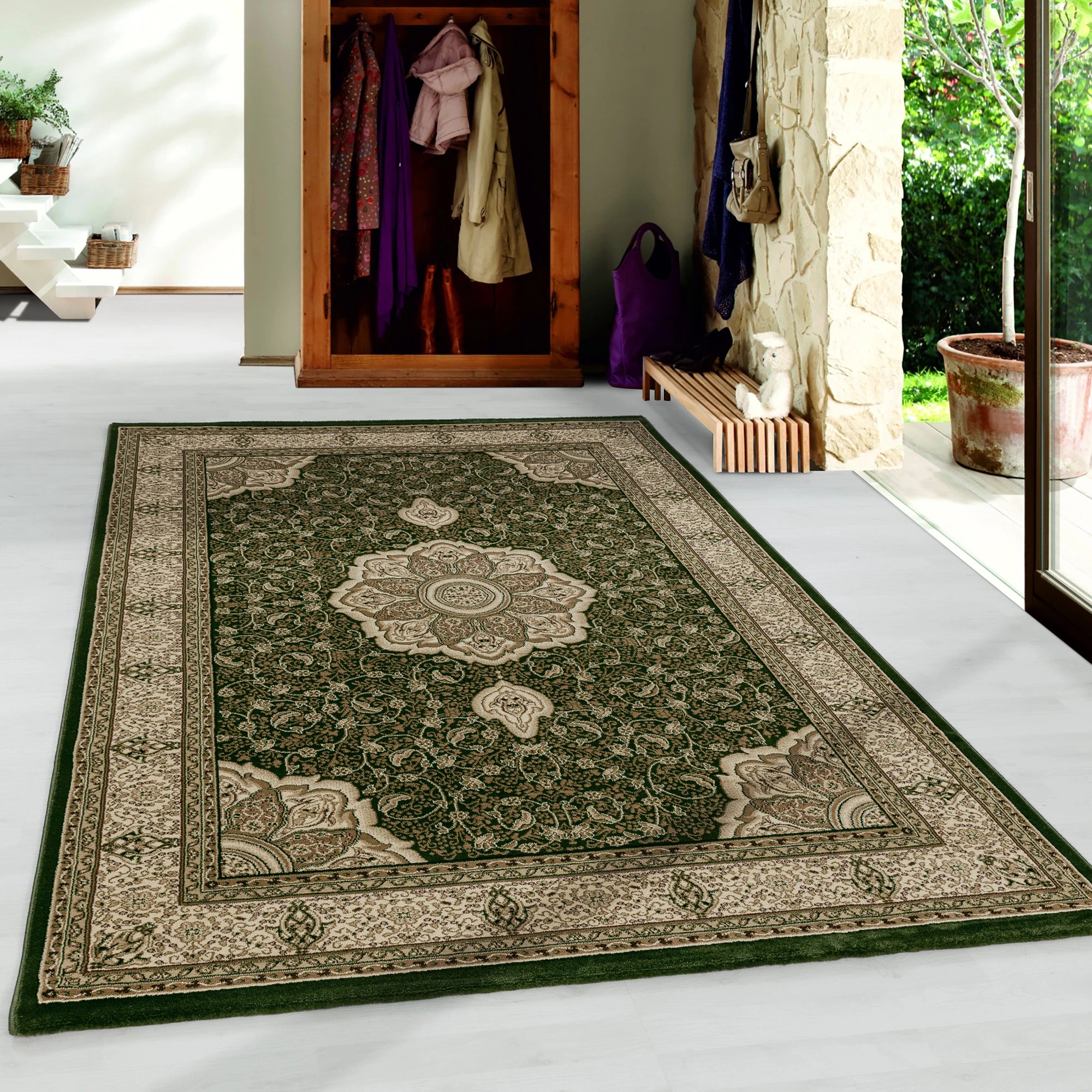 Oriental Rug Green