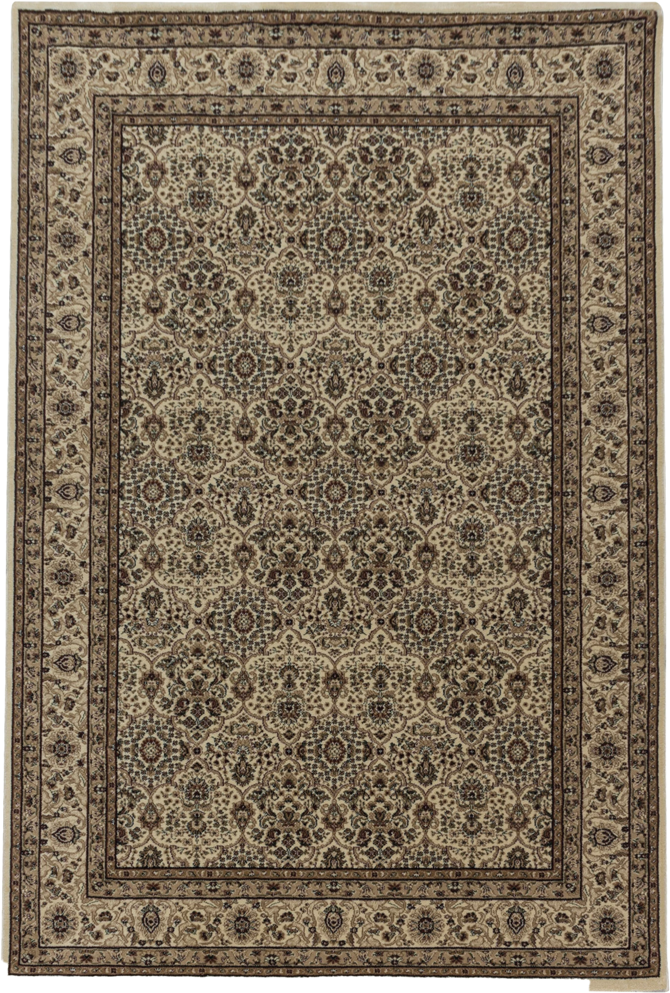 Oriental Refined Area Rug Beige