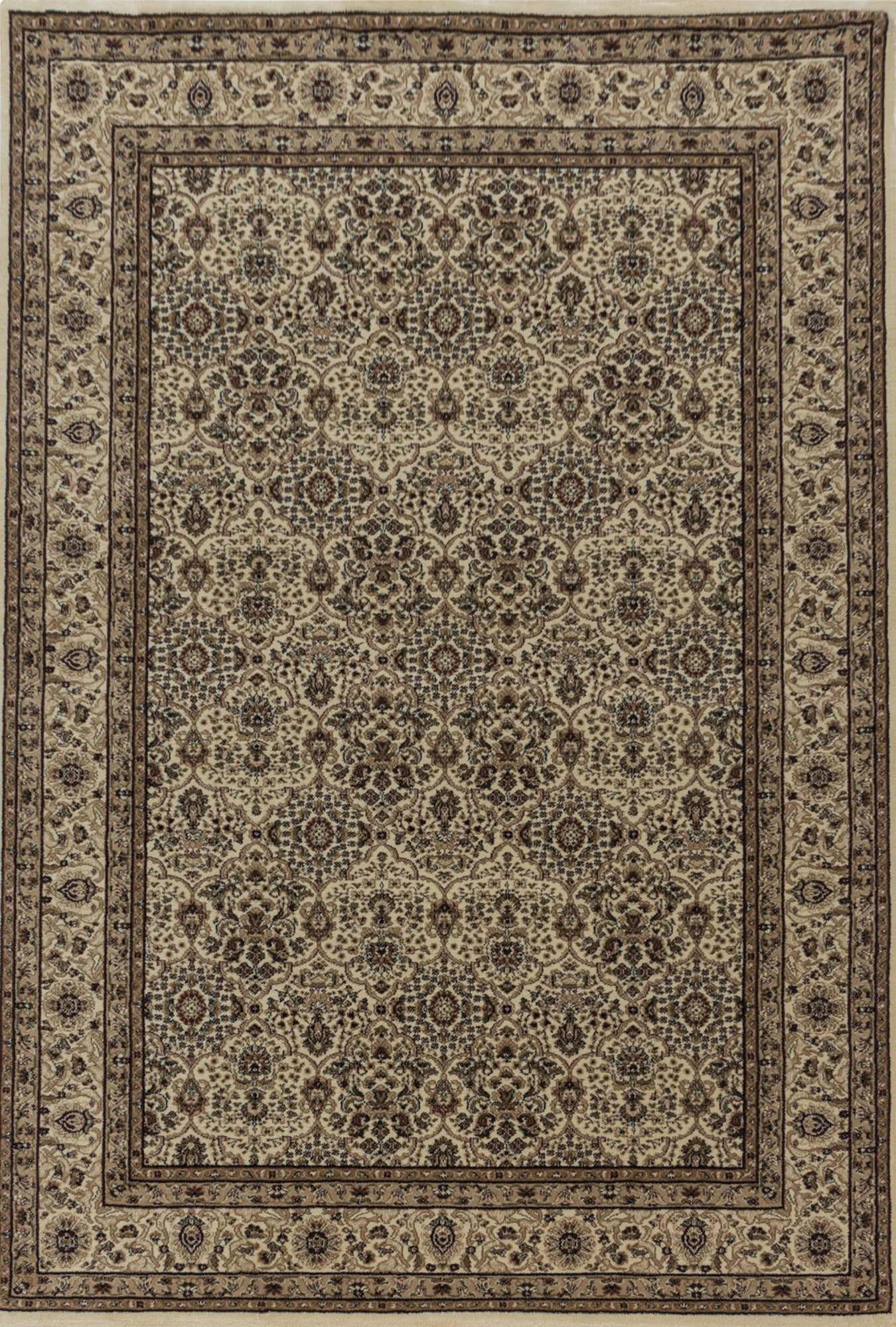 Oriental Refined Area Rug Beige