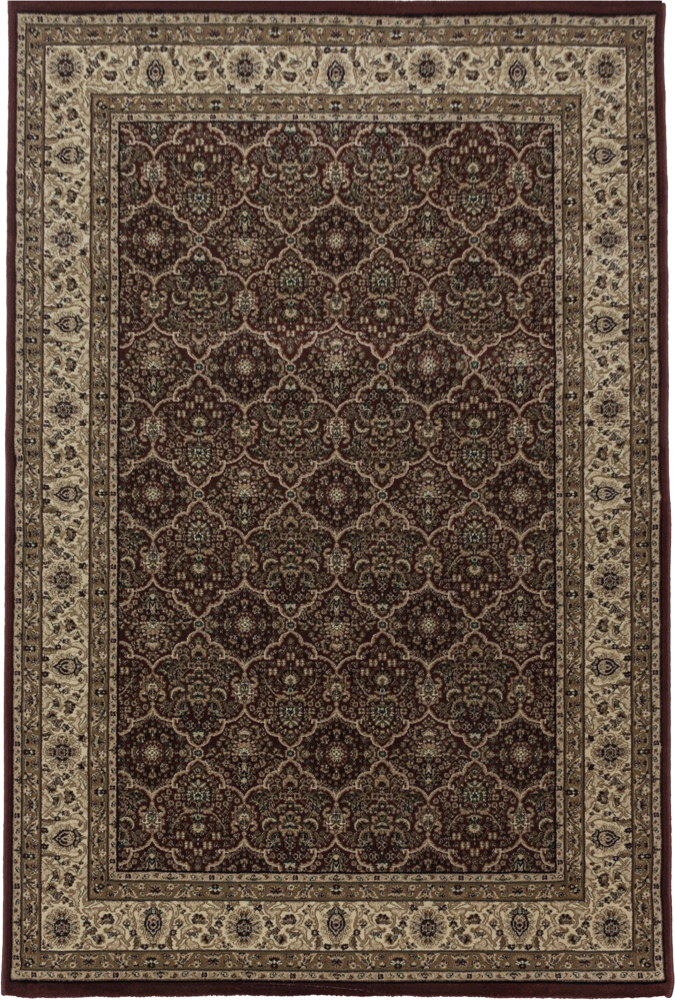 Oriental Refined Floor Rug Red