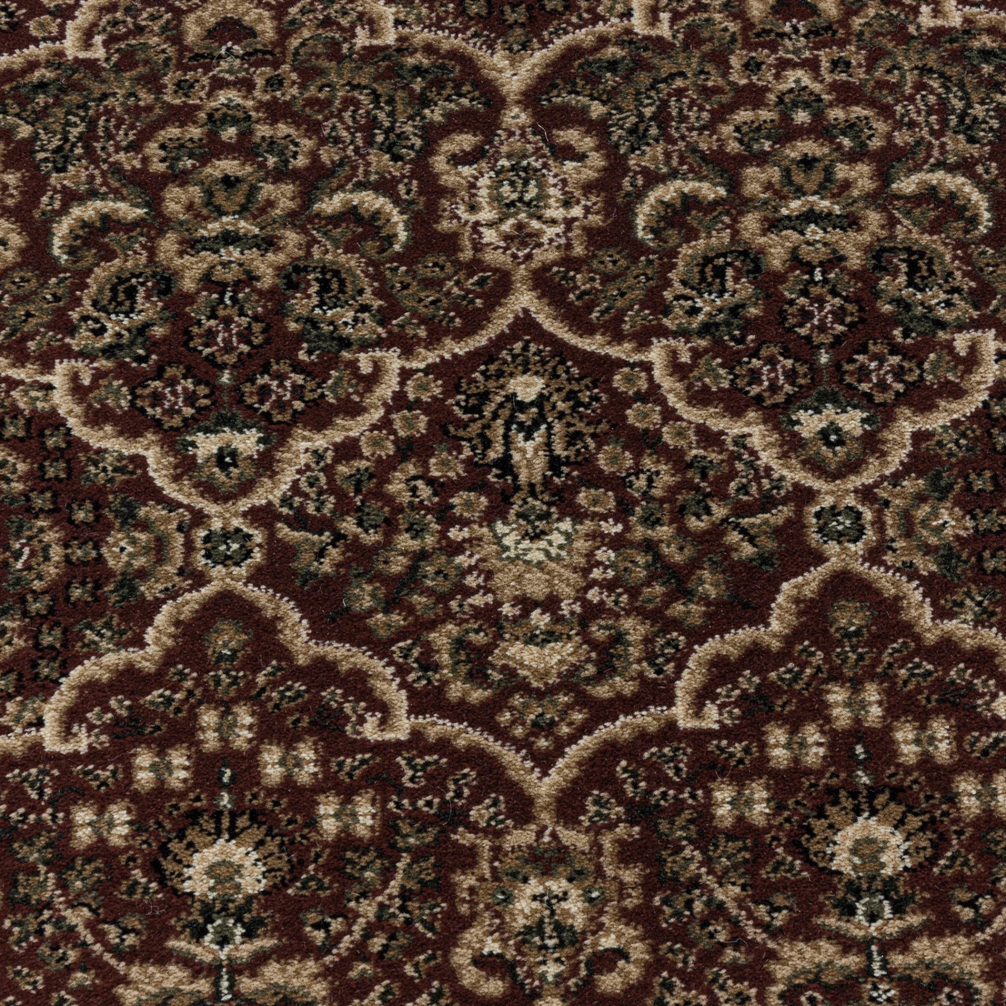 Oriental Refined Floor Rug Red