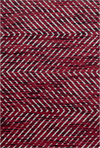 Geometrischer Gitterteppich Rot Rot