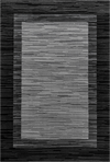 Geometric Polygon Rug Black Black