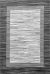 Geometric Diamond Rug Gray