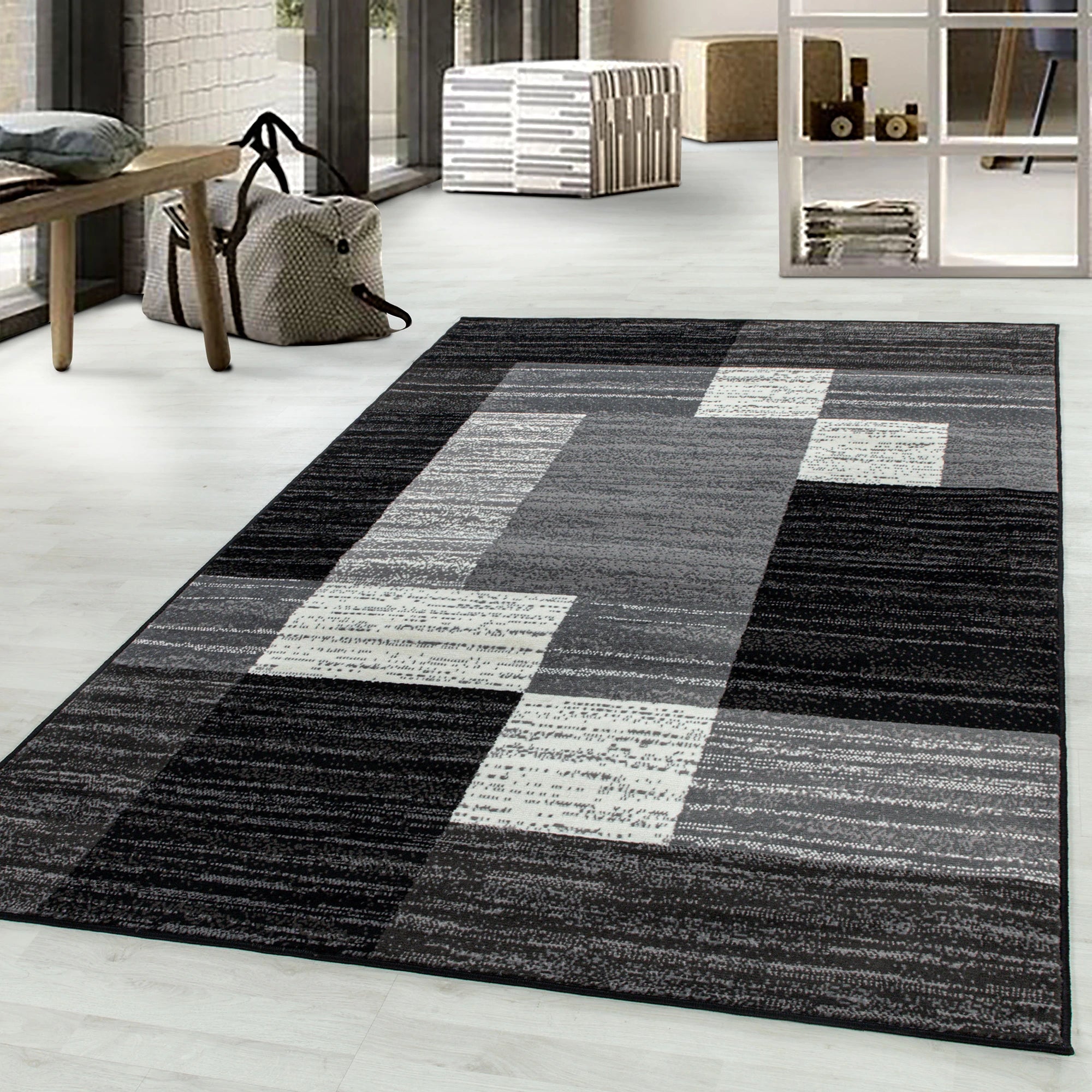 Geometric Tessellated Cozy Floor Rug