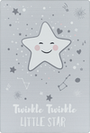 Stars Contemporary Area Rug Gray Gray