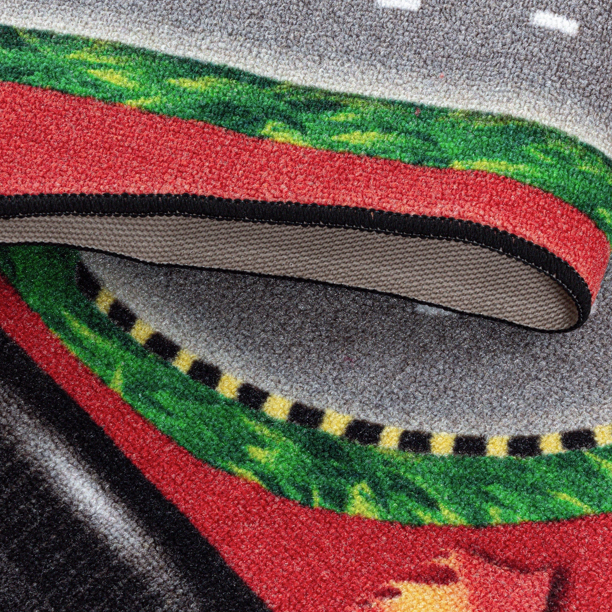 Race Track Rug Red