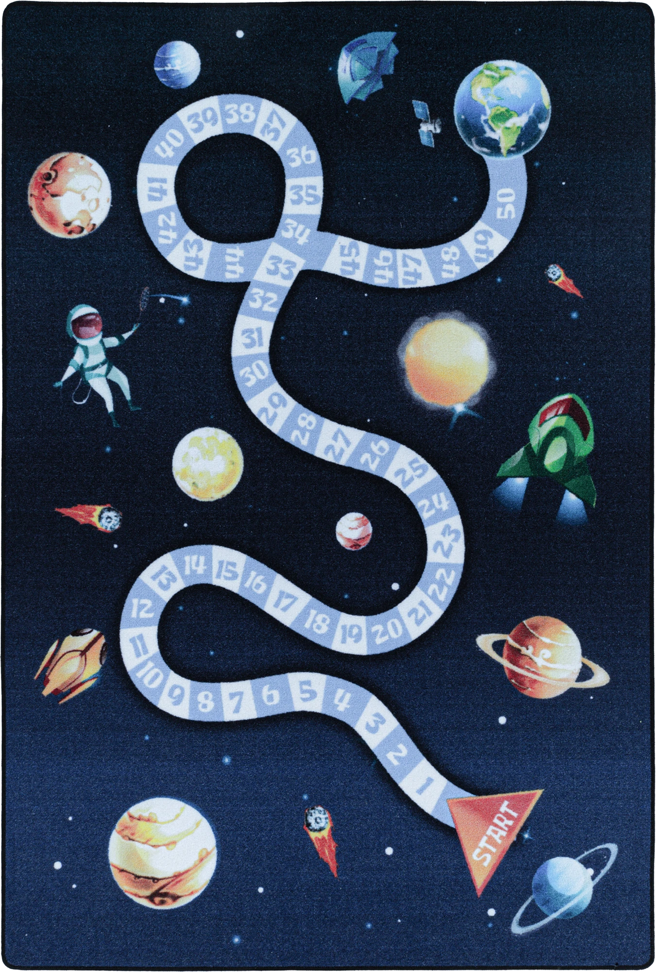 Space Rug Navy