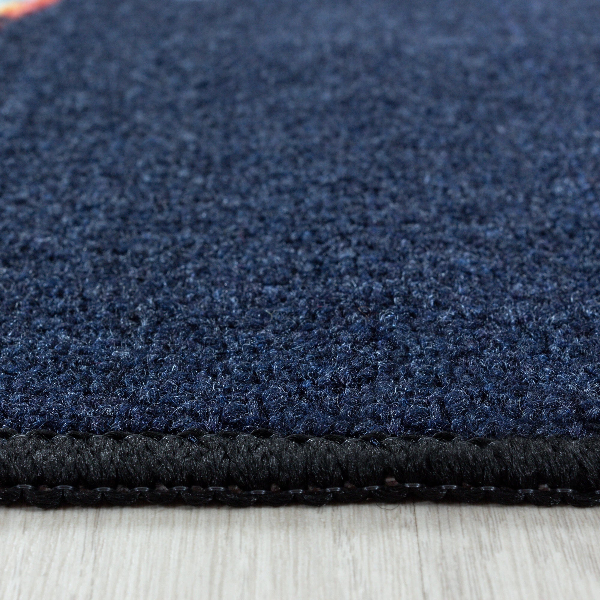 Space Teppich, Marineblau