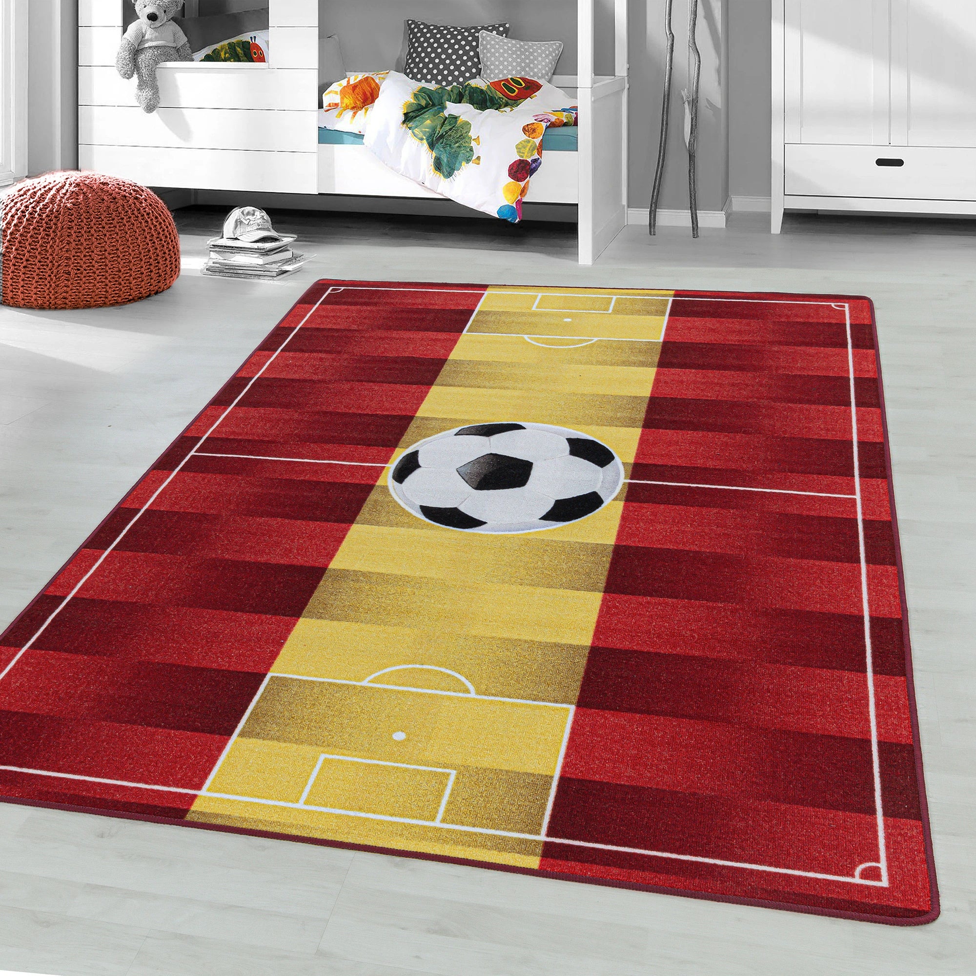 Spain Football Field Rug
