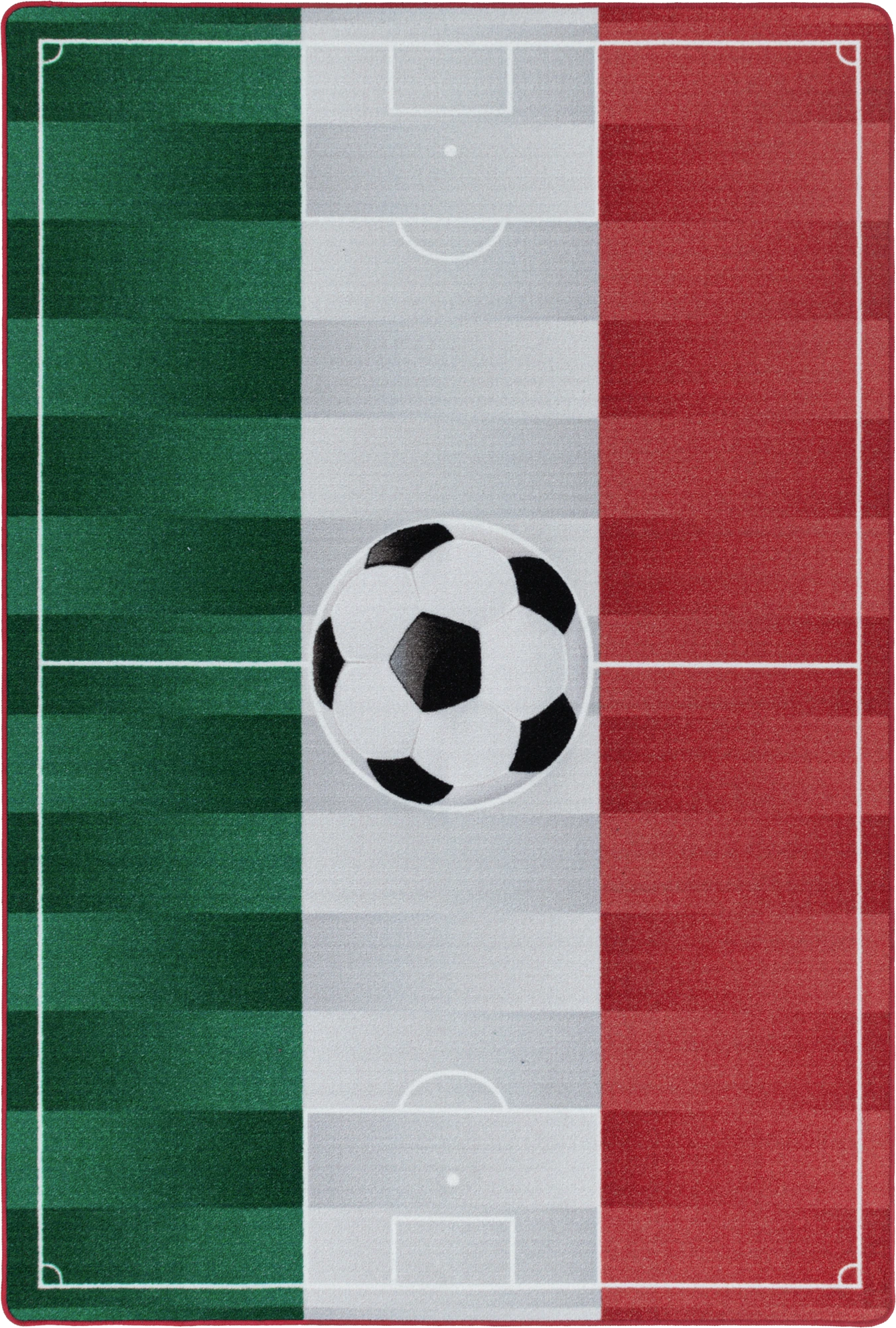 Italy Football Field Rug