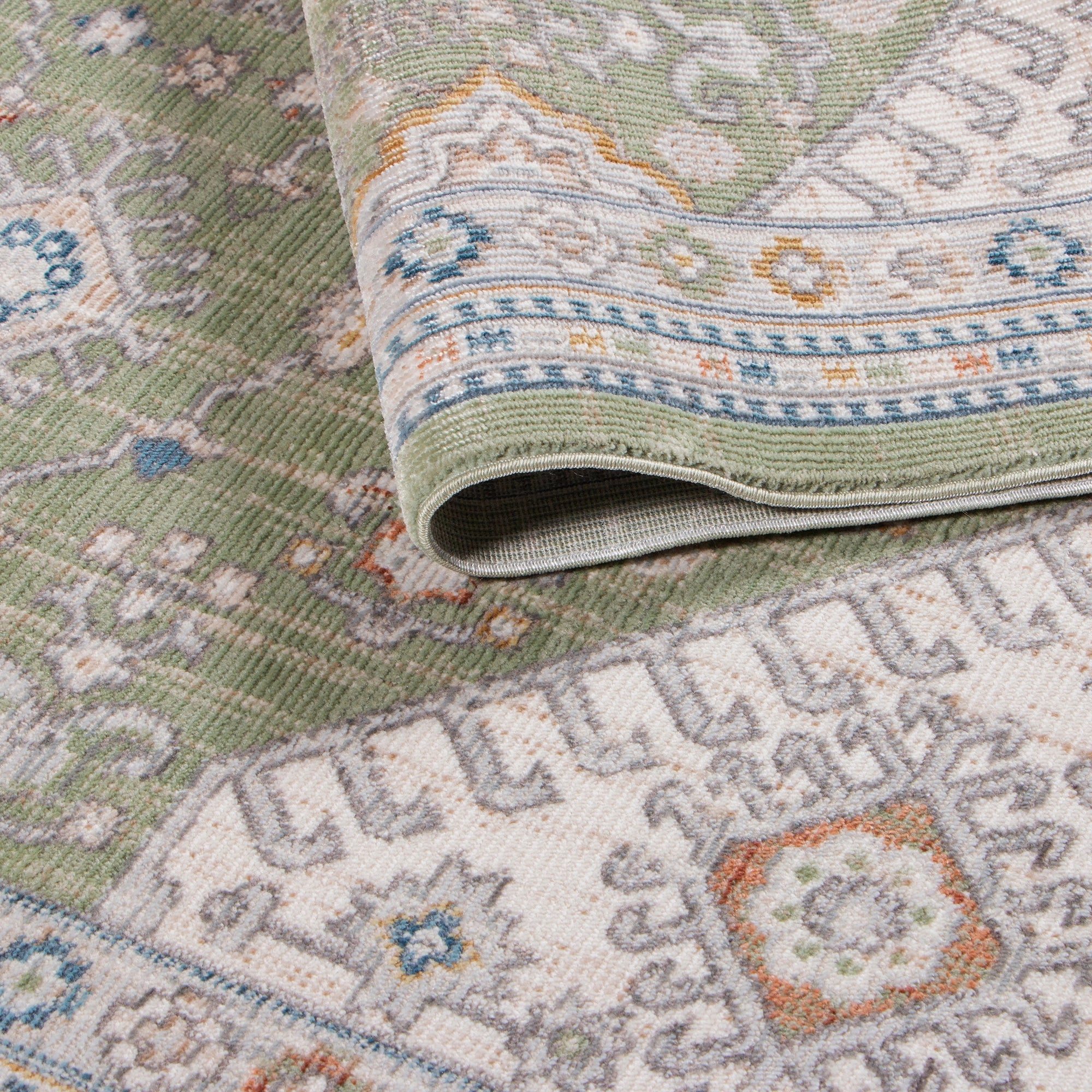 Olive Crest Vintage Medallion Rug