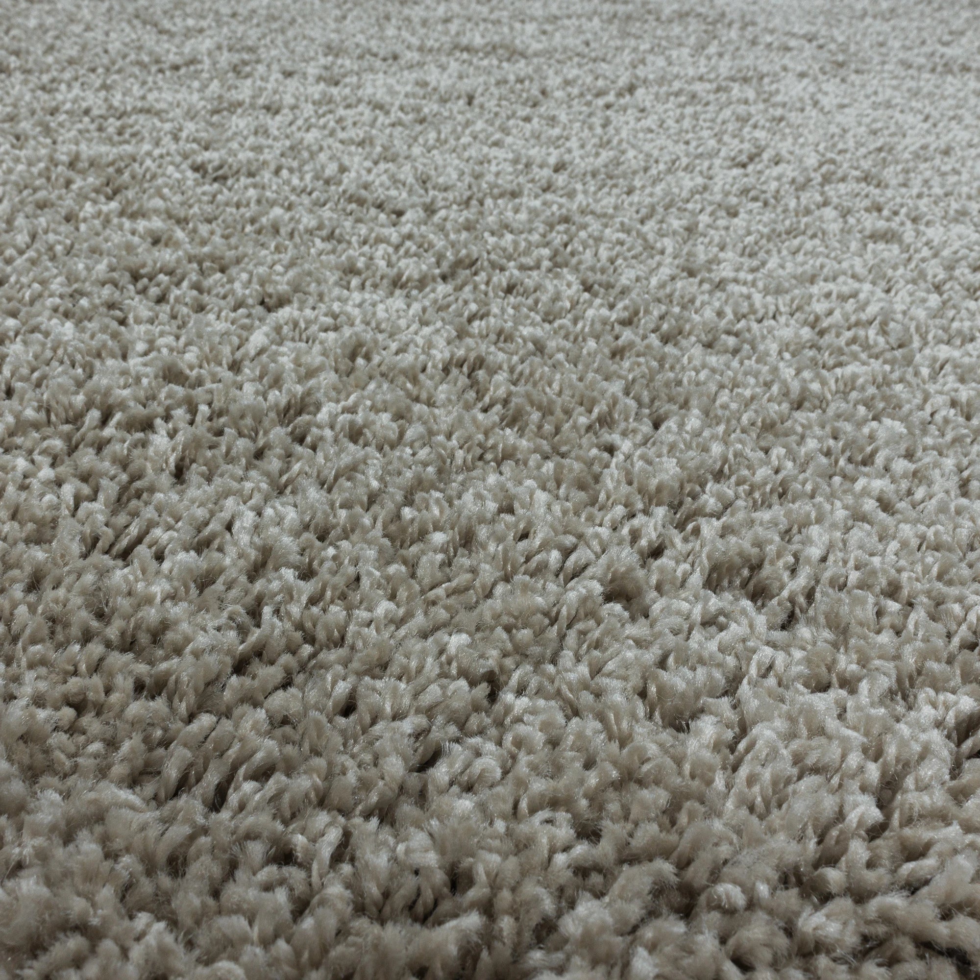 Natural Plush High Pile Shag Rug