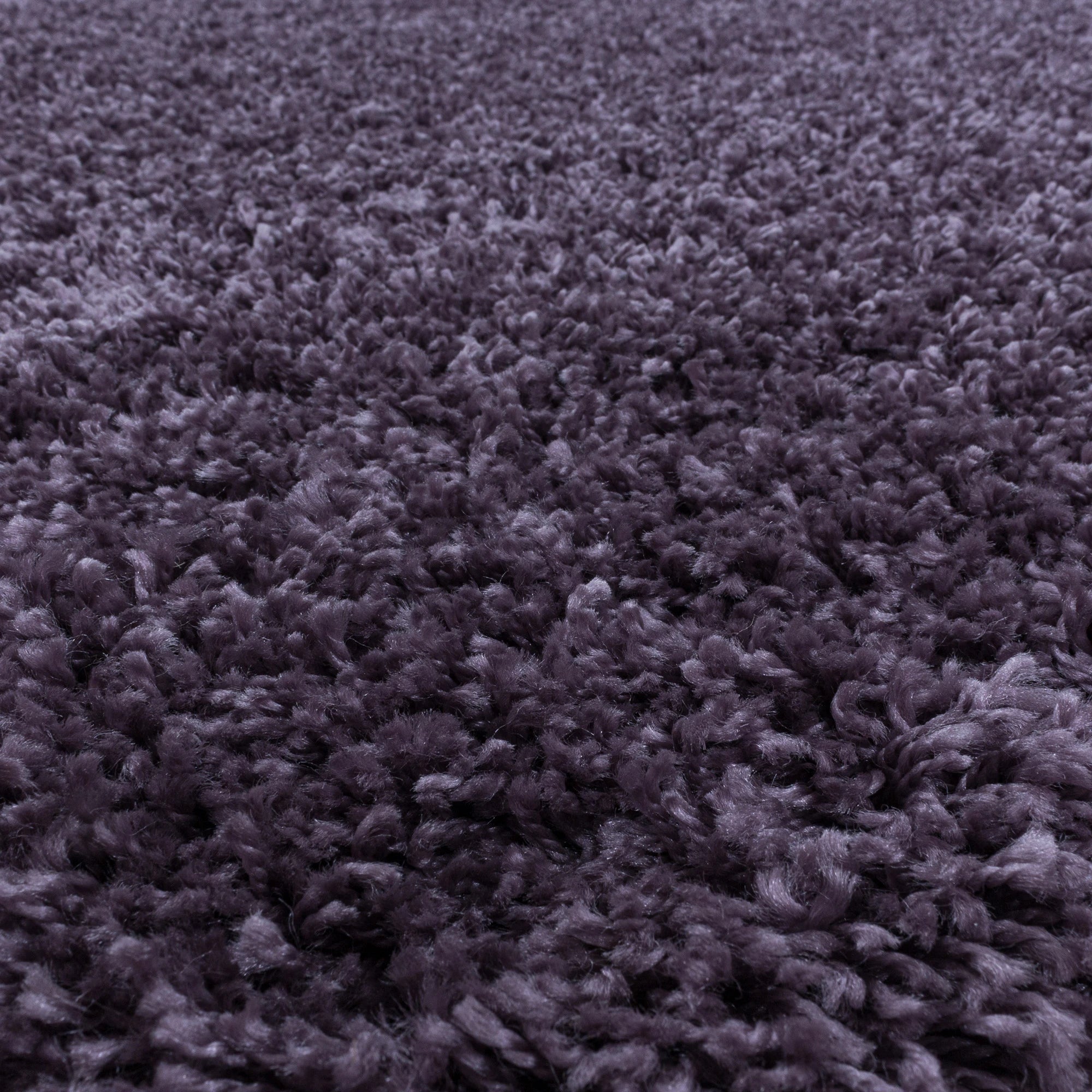 Violet Plush High Pile Shag Rug