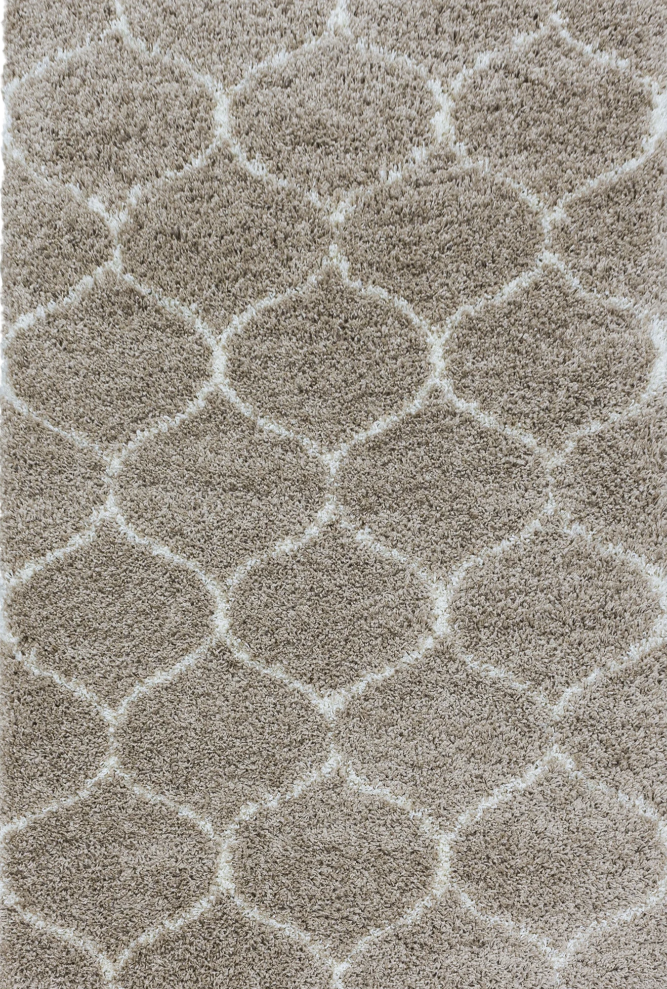 Scandinavian Stylish Area Rug Beige