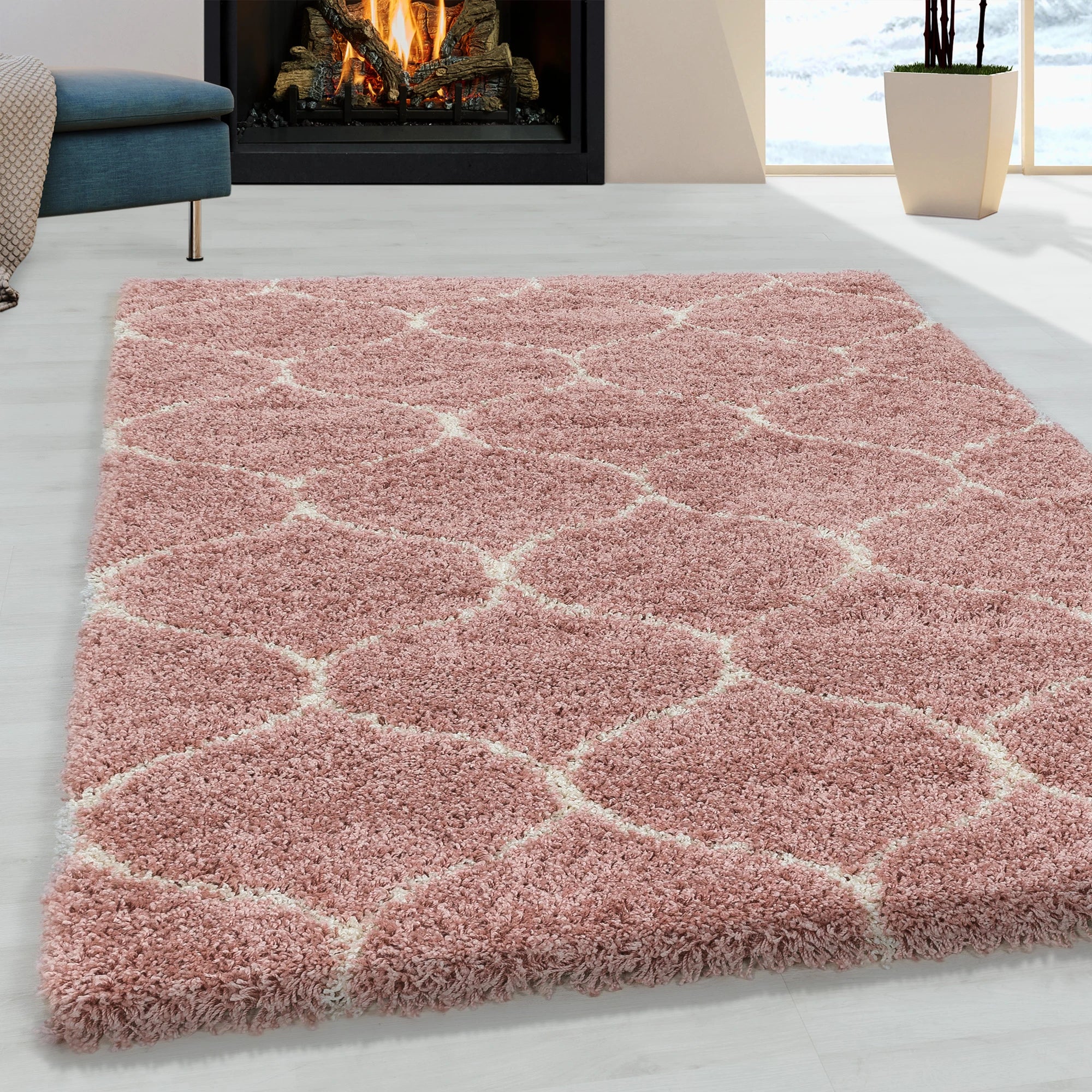 Scandinavian Rug Pink