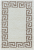 Meander Pattern Rug Beige 
