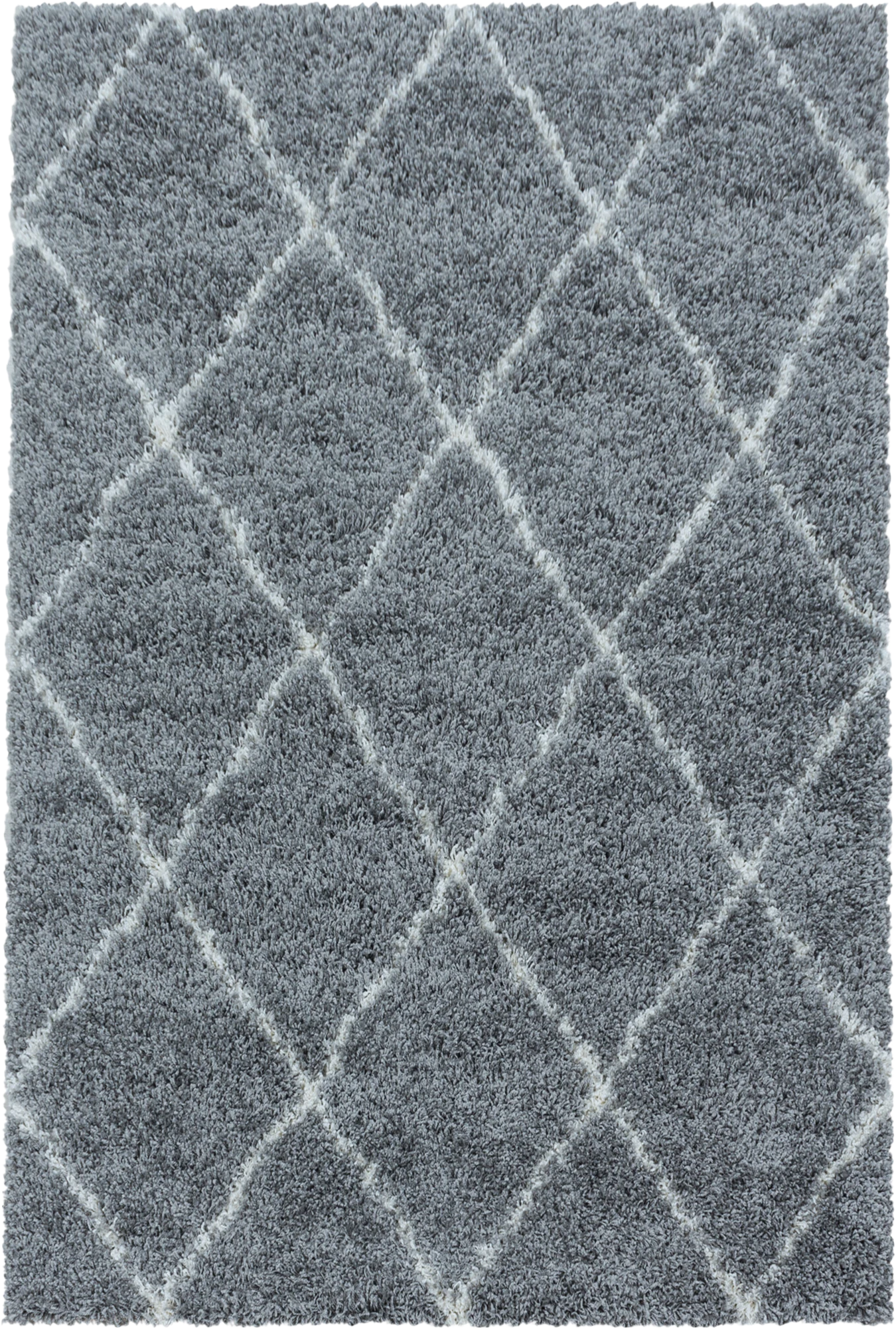 Geometric Angular Rug Gray