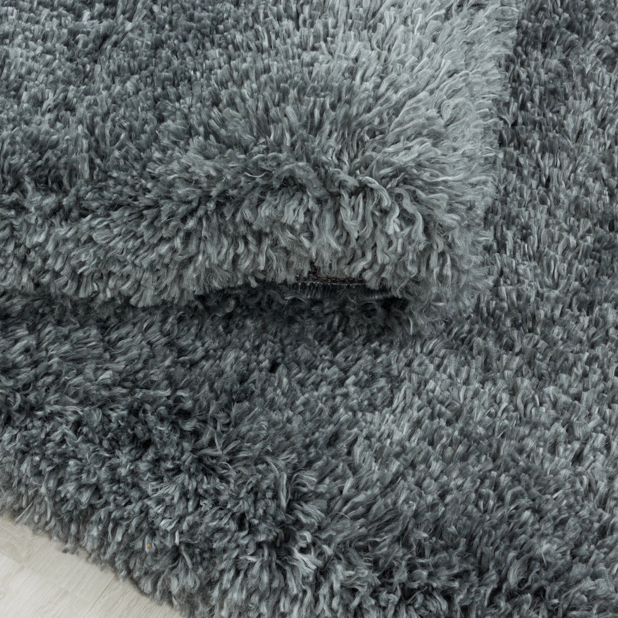 Ultra-Soft Shag High Pile Rug | Light Gray