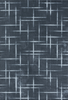 Linear Teppich Grau 