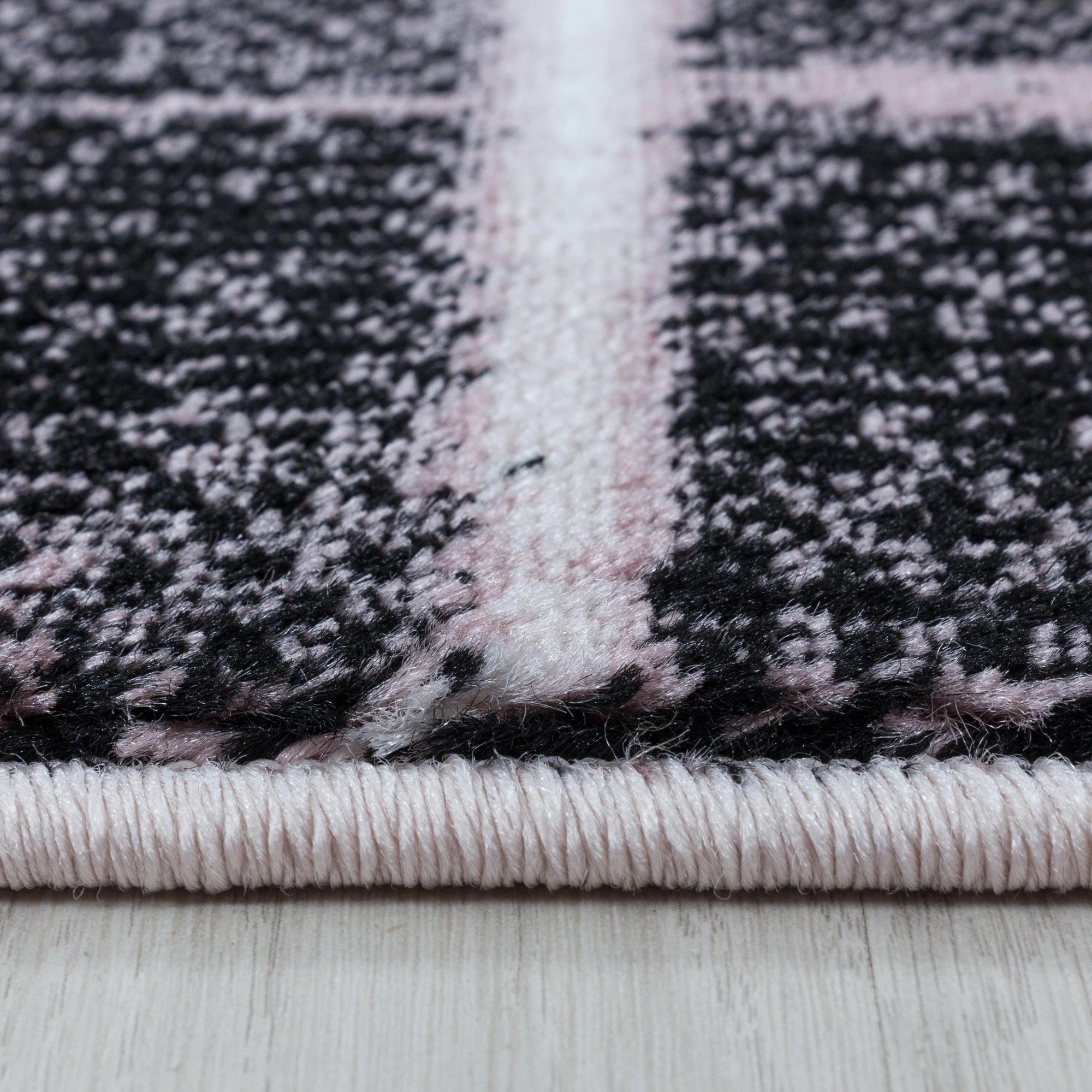 Striped Rug Pink