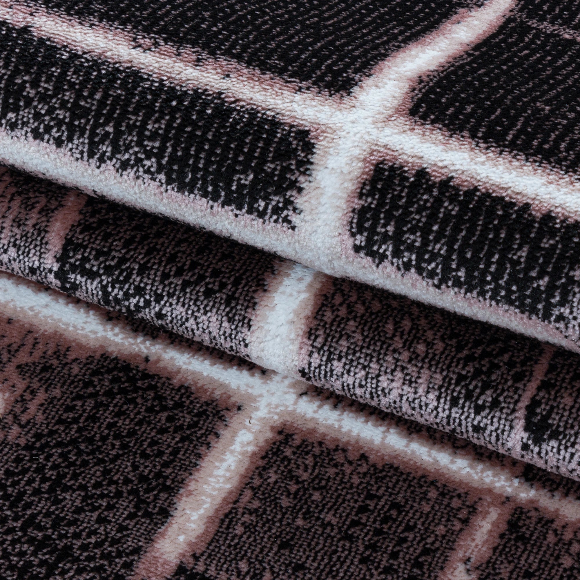 Striped Rug Pink