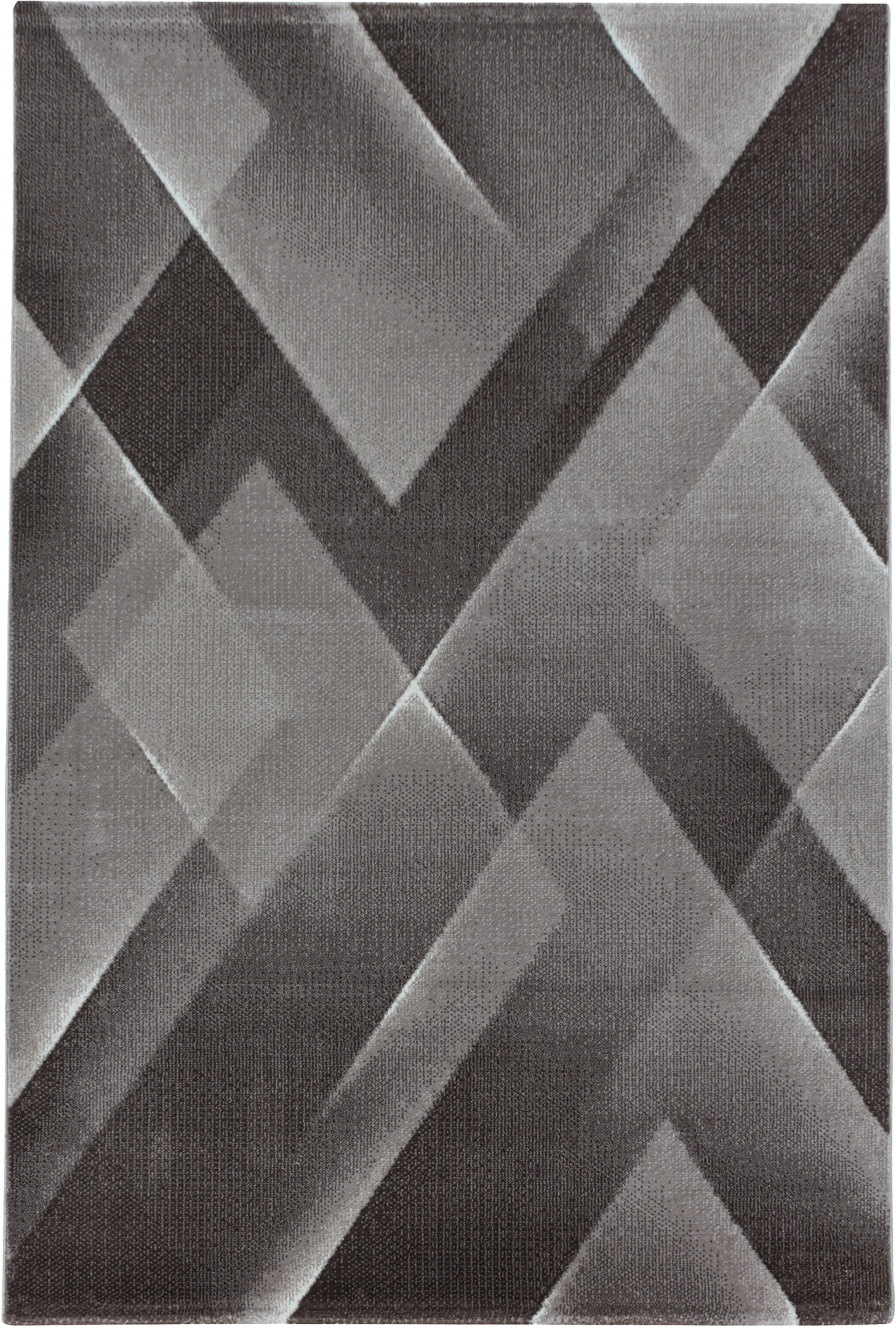 Abstract Rug Brown