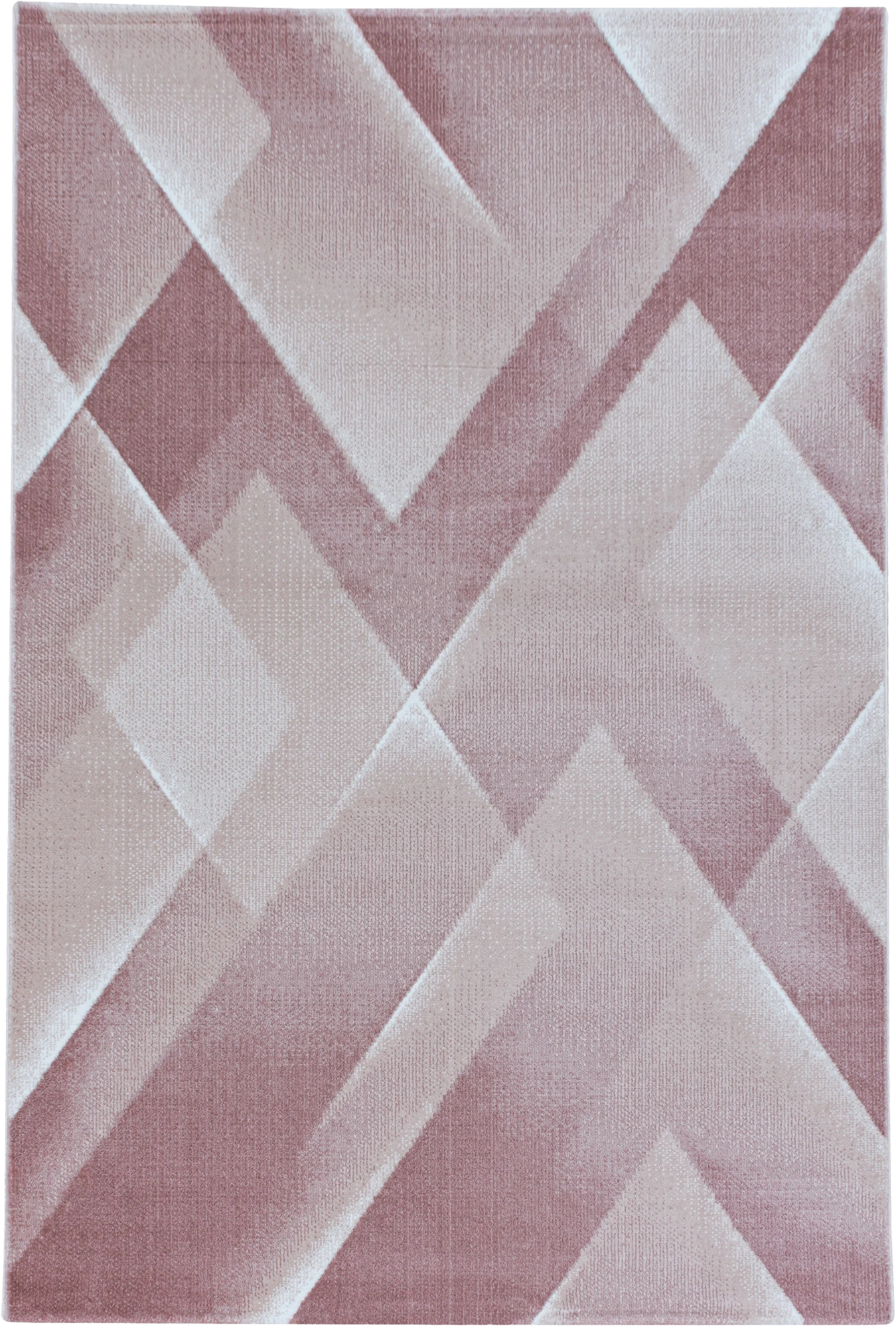 Abstract Artistic Rug Pink