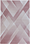 Abstract Artistic Rug Pink Pink
